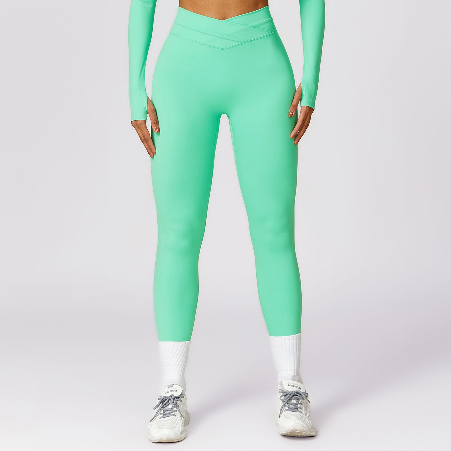 Bubblelicious Sculpted Cross Over Waist Leggings