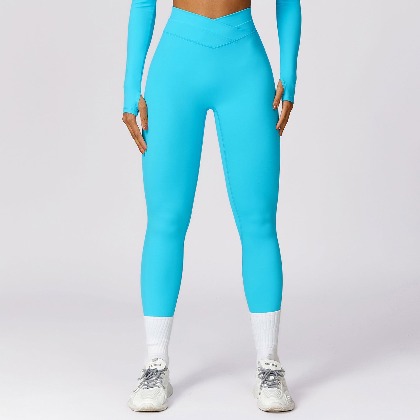 Bubblelicious Sculpted Cross Over Waist Leggings