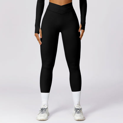 Bubblelicious Sculpted Cross Over Waist Leggings