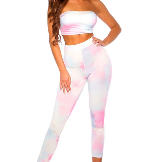 tie dye legging set 